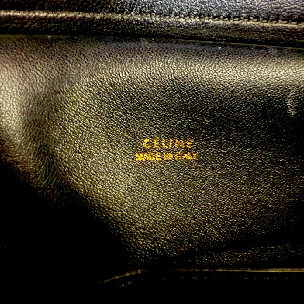 Celine Python Grey Black Mini Belt Bag Purse Shou… - image 2